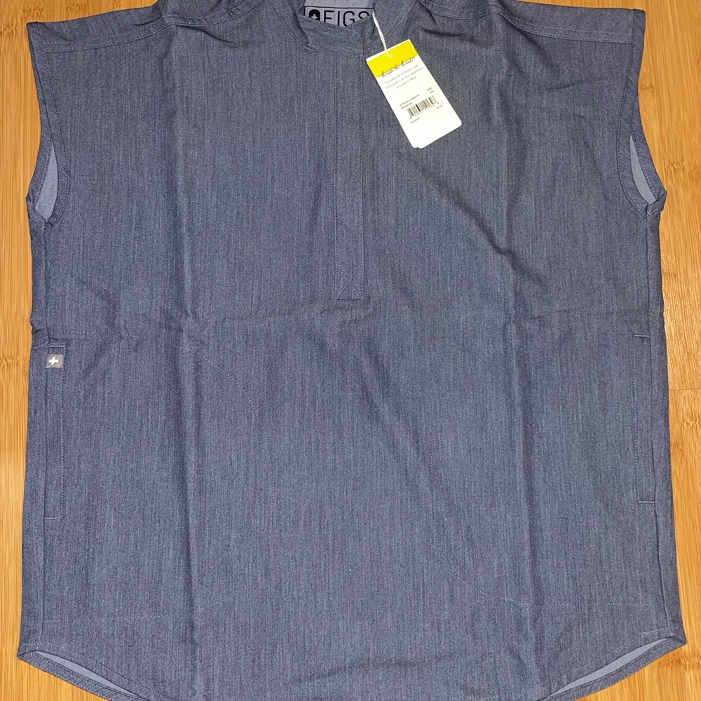 Figs Women’s Rafaela Graphite Scrub Top XXS Petite